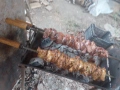 Барбекю на дървени въглища с въртящи се шишове, снимка 2