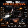 Мощен лазерен фенер LED челник за глава Power Bank лов риболов къмпинг, снимка 5