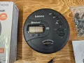 Дискемн Lenco CD-300BK – Модерен преносим CD/MP3 плейър с безжична Bluetooth връзка. Чисто нов. Пъле, снимка 5