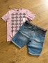 H&M Мъжки нови жестоки къси дънки, снимка 2