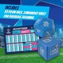 Нови Футболни тренировъчни зарове UEFA Champions League деца игра за умения, снимка 2
