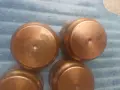 6 медни чашки с вътрешно калаено покритие, снимка 7