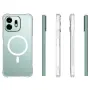 За OnePlus N6 4G Магнитен Удароустойчив TPU Калъф със Скрийн Протектор – Прозрачен, снимка 5