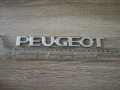 сребрист надпис Peugeot стар стил, снимка 2