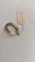 Сребърен медальон 3,40гр, снимка 2
