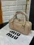 Miu Miu Нова Дамска Кожена Чанта Миу Миу Различни Цветове , снимка 4