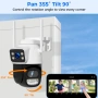 Външна 8MP WiFi Безжична Камера 4K,Автоматично проследяване,iCsee APP, снимка 2