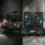 Комплект акумулаторни инструменти BOXER BX-187 4в1 + ПОДАРЪК многофункционална работна чанта, снимка 1