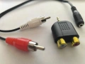 Кабел чинчове към аукс AV/ AUX, снимка 1