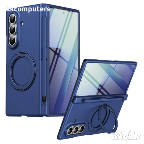 Калъф за Samsung Galaxy Z Fold8 със Стойка, Писалка и Протектор – 4 цвята, снимка 3 - Калъфи, кейсове - 54680496