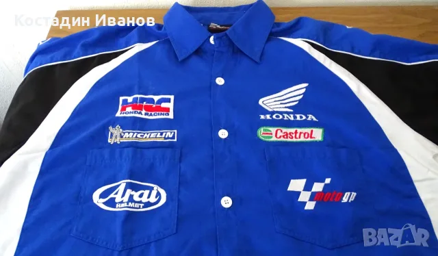 Honda Racing HRC мъжка мото риза XL Хонда Мото GP, снимка 6 - Ризи - 55595368