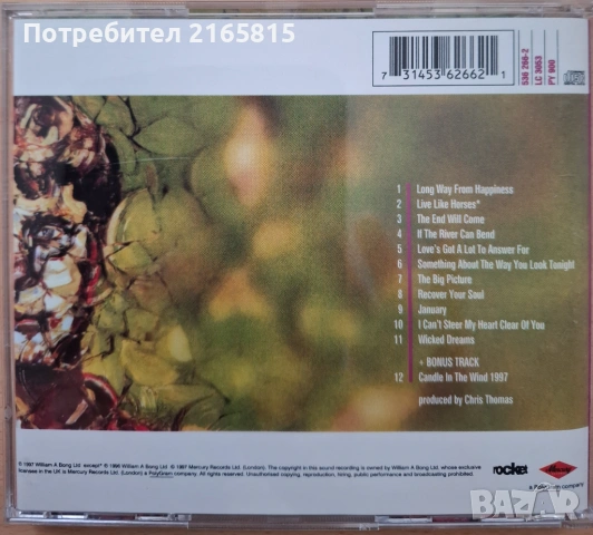 Elton  John  The big picture   cd, снимка 2 - CD дискове - 54389489