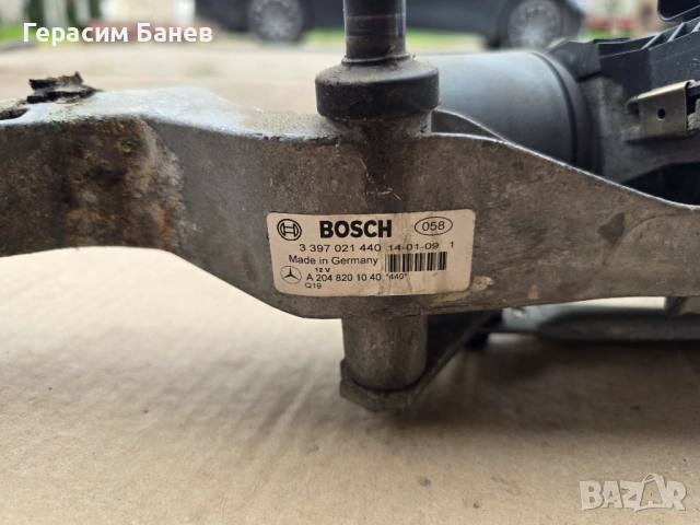 3397021440 МЕХАНИЗЪМ / МОТОРЧЕ ПРЕДНИ ЧИСТАЧКИ OEM MERCEDES W204 OM651 2014, снимка 3 - Части - 54274815