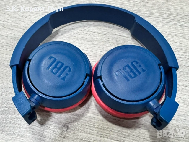 Bluetooth слушалки JBL T450BT розово и синьо
