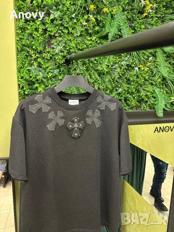 Тениска Oversize – Черна с принт – 23€ 🔥 