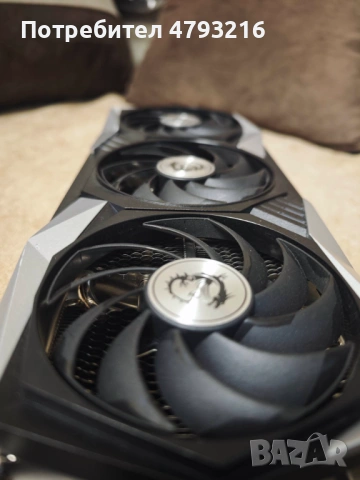 Видео карта - RTX 3070 8GB ASUS ROG - Тествана Furmark 15min Перфектна, снимка 4 - Видеокарти - 54280240
