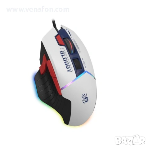  Гейминг мишка A4tech Bloody W95Max Sports Navy RGB Light, 12000cpi, снимка 2 - Клавиатури и мишки - 54690343