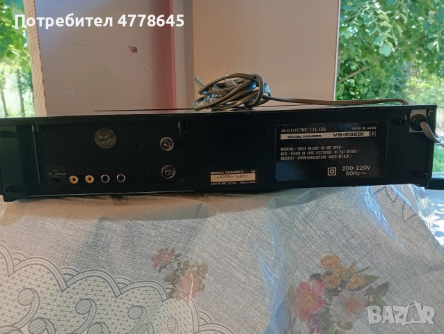 видео VHS AKAI, снимка 4 - Плейъри, домашно кино, прожектори - 54820032