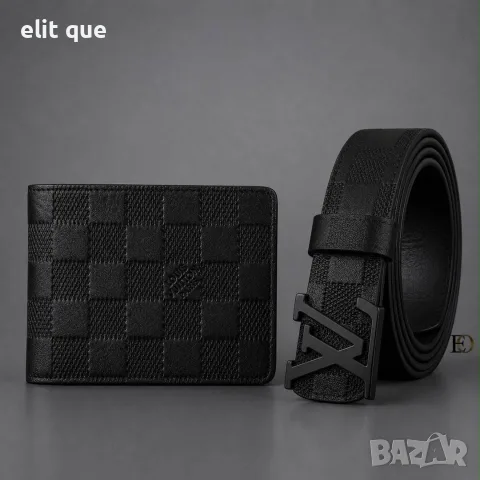 мъжки колан и портмоне Louis Vuitton Hugo boss lacoste emporio armani , снимка 6 - Подаръци за мъже - 55424567