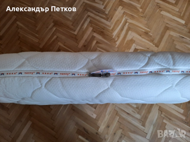 Детски матрак Нани с протектор, снимка 2 - Бебешки легла и матраци - 54572018