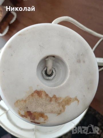 Стари нощни лампи / Мраморни / Мрамор, снимка 8 - Настолни лампи - 54052599