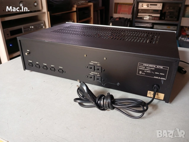 Усилвател Fair Mate A-770, снимка 13 - Ресийвъри, усилватели, смесителни пултове - 54089142