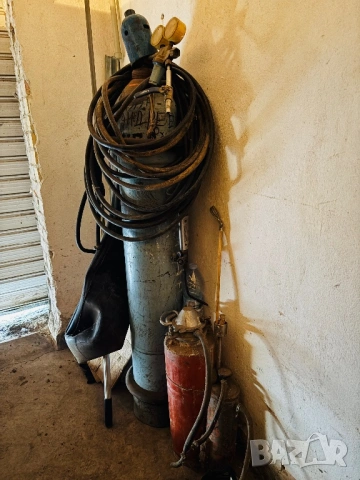 Оксижен с бутилки и резак 