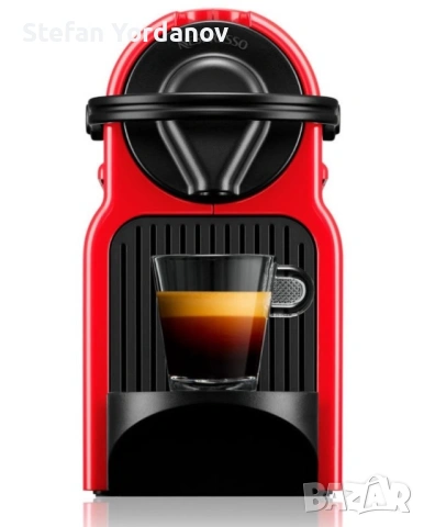 Кафемашина с капсули - Nespresso Inissia Red 