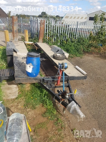 Солодна платформа за кола. 3500кг.4 нови гуми. , снимка 2 - Ремаркета - 53971707