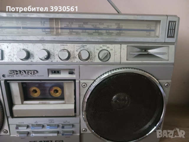 Радиокасетофон sharp gf 8787, снимка 3 - Радиокасетофони, транзистори - 54762935
