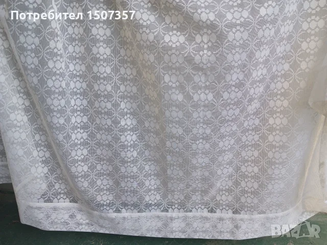 Готово перде - дантела (височина 2,5м), снимка 2 - Пердета и завеси - 55547232