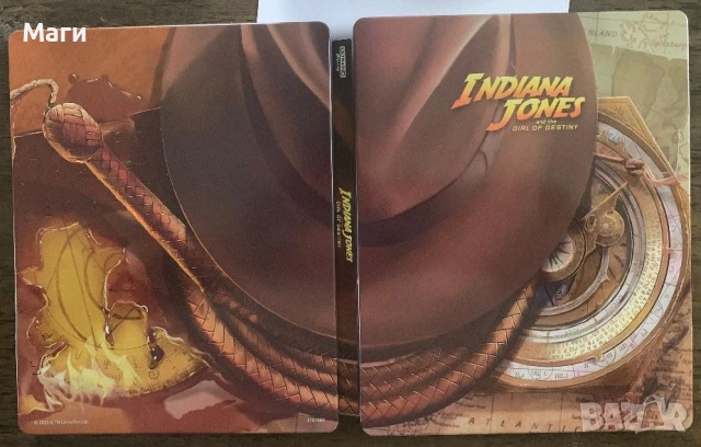  INDIANA JONES ( 5 ) / AND THE DIAL OF DESTINY 4K + Blu Ray Steelbook, снимка 4 - Blu-Ray филми - 54460874