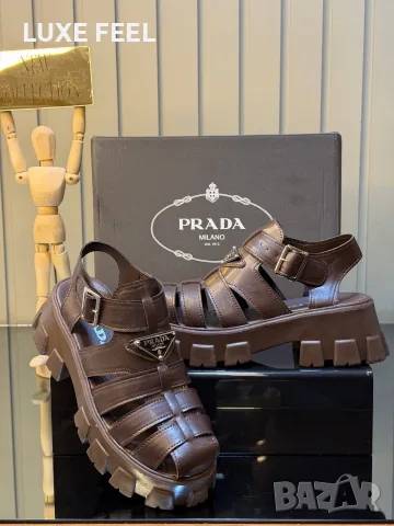 PRADA ⚜️Дамски Сандали , снимка 6 - Сандали - 55403816
