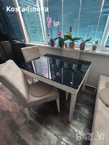Продавам разтегателна  трапезна маса , снимка 6 - Маси - 54319298