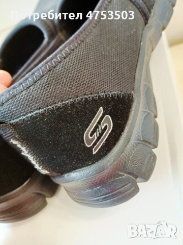 Черни обувки Skechers 37, снимка 6 - Дамски ежедневни обувки - 54367837