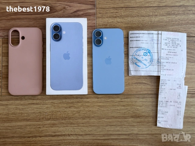 iPhone 17 256GB Blue Mist/Гаранция Технополис/Батерия 100%/Като Нов