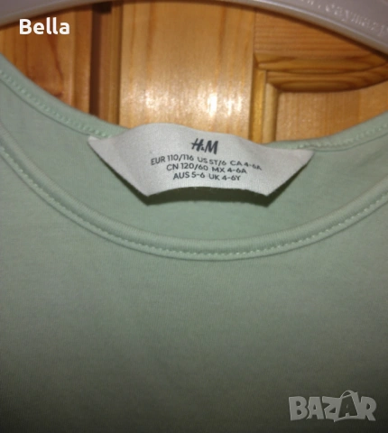 Рокля H&M 4-6 г., снимка 2 - Детски рокли и поли - 54604725