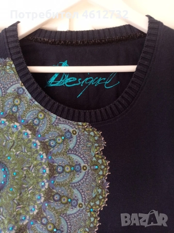 Дамска тениска Desigual, снимка 3 - Тениски - 55032494