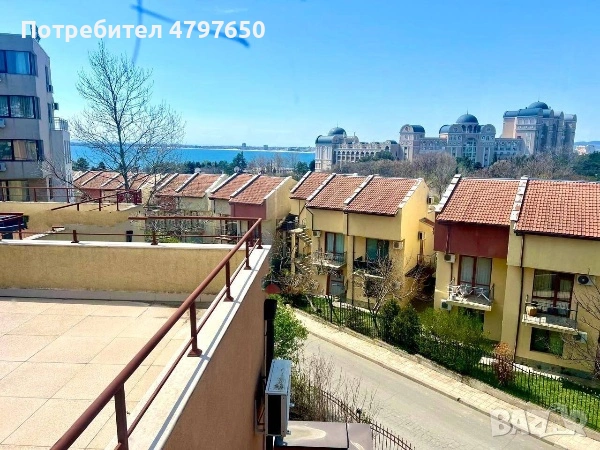 Обзаведен мезонет с гледка море в Свети Влас – 130 кв.м, снимка 4 - Апартаменти - 54680959