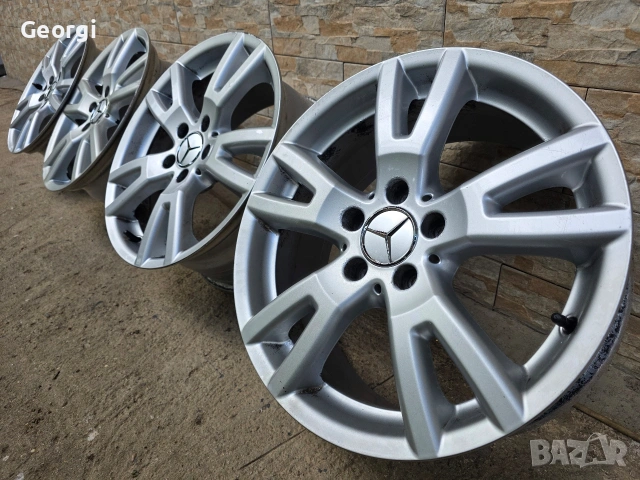 Продавам ОРИГИНАЛНИ Джанти R17 за Мерцедес J7,5 ET 47 5x112, снимка 2 - Гуми и джанти - 55138314