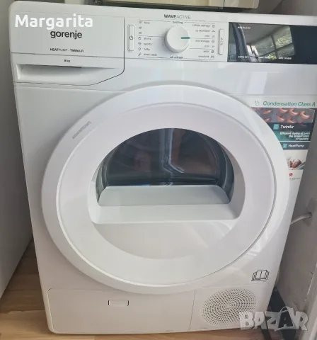 Сушилня с термопомпа Gorenje, 8 кг, Клас A++, снимка 8 - Друга електроника - 55373235