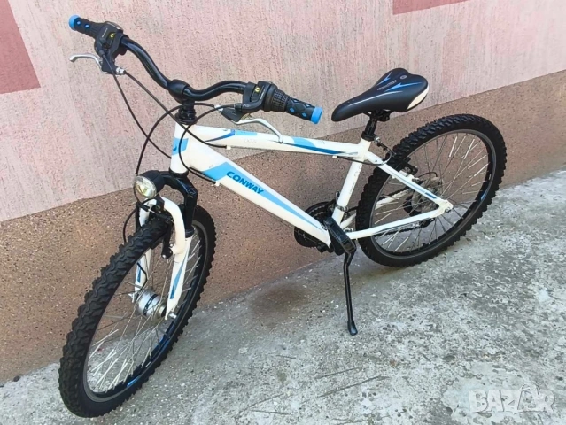 Алуминиев детски велосипед 24 цола Conway с 21 скорости, снимка 2 - Велосипеди - 54887030