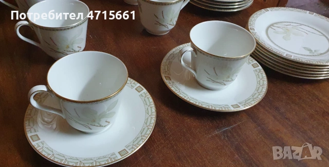 Royal Doulton Fine china White Nile 1978 сет за чай английски порцелан , снимка 5 - Антикварни и старинни предмети - 53961458