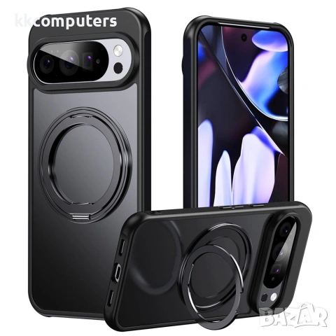 Google Pixel 10 Pro XL Калъф - Магнитен, Стойка, PC+TPU, 2 цвята