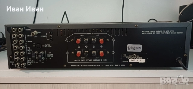 Усилвател JVC AX-33, снимка 6 - Ресийвъри, усилватели, смесителни пултове - 55001596