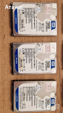 Комплект 6бр. 2.5" HDD (4.25TB общо) – Перфектно здраве (100% Sentinel), снимка 3 - Твърди дискове - 54516377