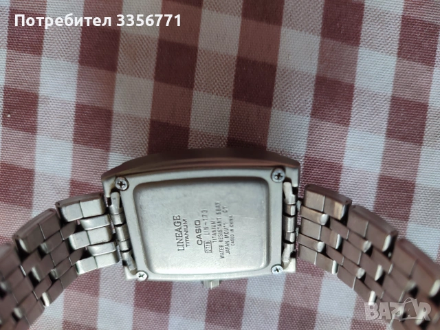 Продавам уникален титаниев часовник Casio Lineage LIN-173 , снимка 3 - Мъжки - 55174739