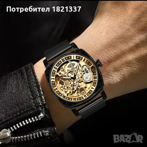 Нов механичен автоматичен часовник , снимка 4 - Мъжки - 54305551