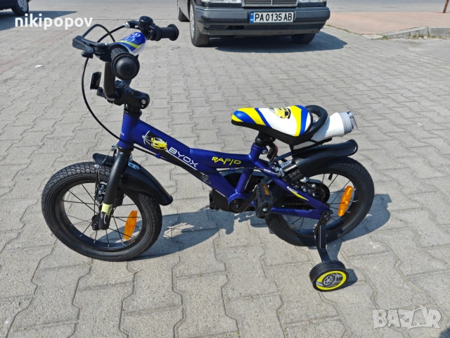 X Детски велосипед 14" RAPID blue, снимка 8 - Велосипеди - 54395035