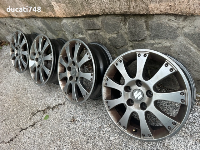 ОЕМ лети джанти 16" 5х114,3 - Suzuki SX4, Fiat Sedici, Toyota, снимка 3 - Гуми и джанти - 54392153